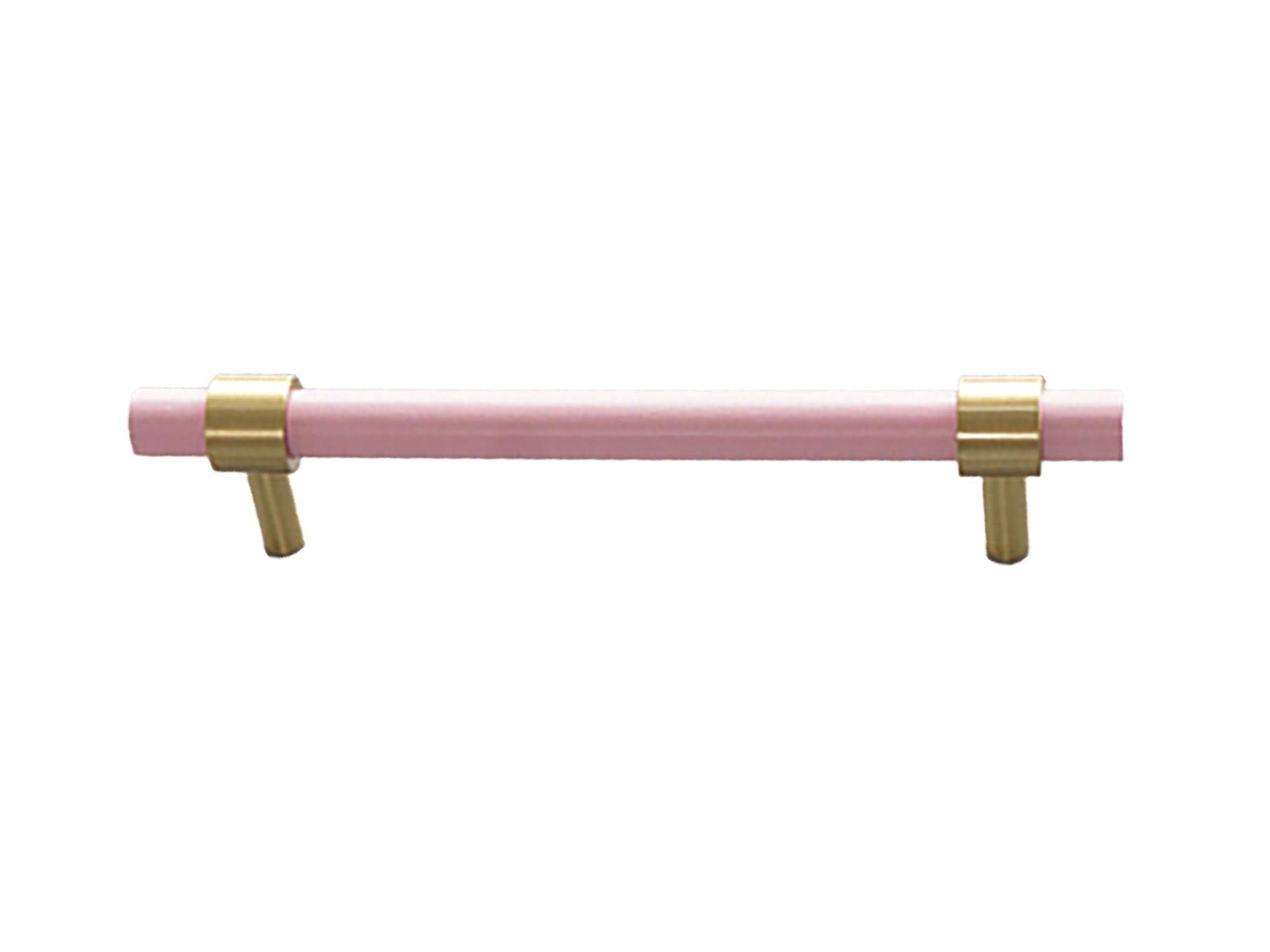 Pastel T Bar Handle Handles 170mm / Pink / Wood - M A N T A R A
