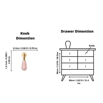 Cosmo Drop Knob