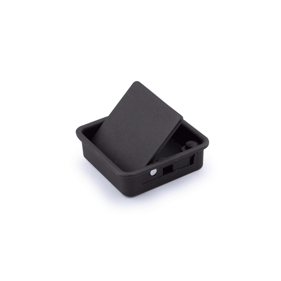 Concealed Square Handle Knob 45mm / Black - M A N T A R A