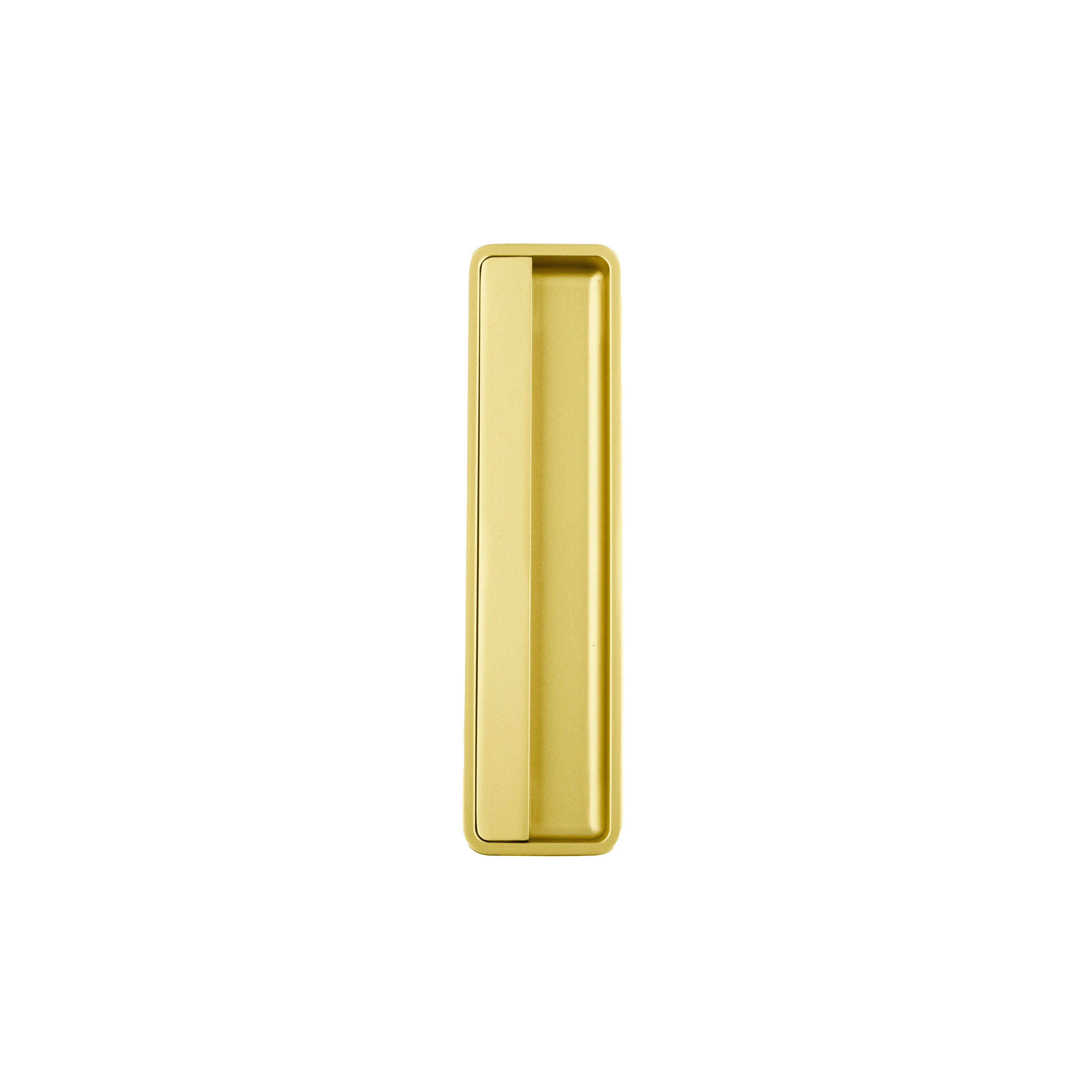 Concealed Semi Square Handle Knob 190mm / Gold / Zinc Alloy - M A N T A R A