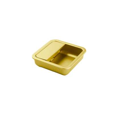 Concealed Semi Square Handle Knob 51mm / Gold / Zinc Alloy - M A N T A R A