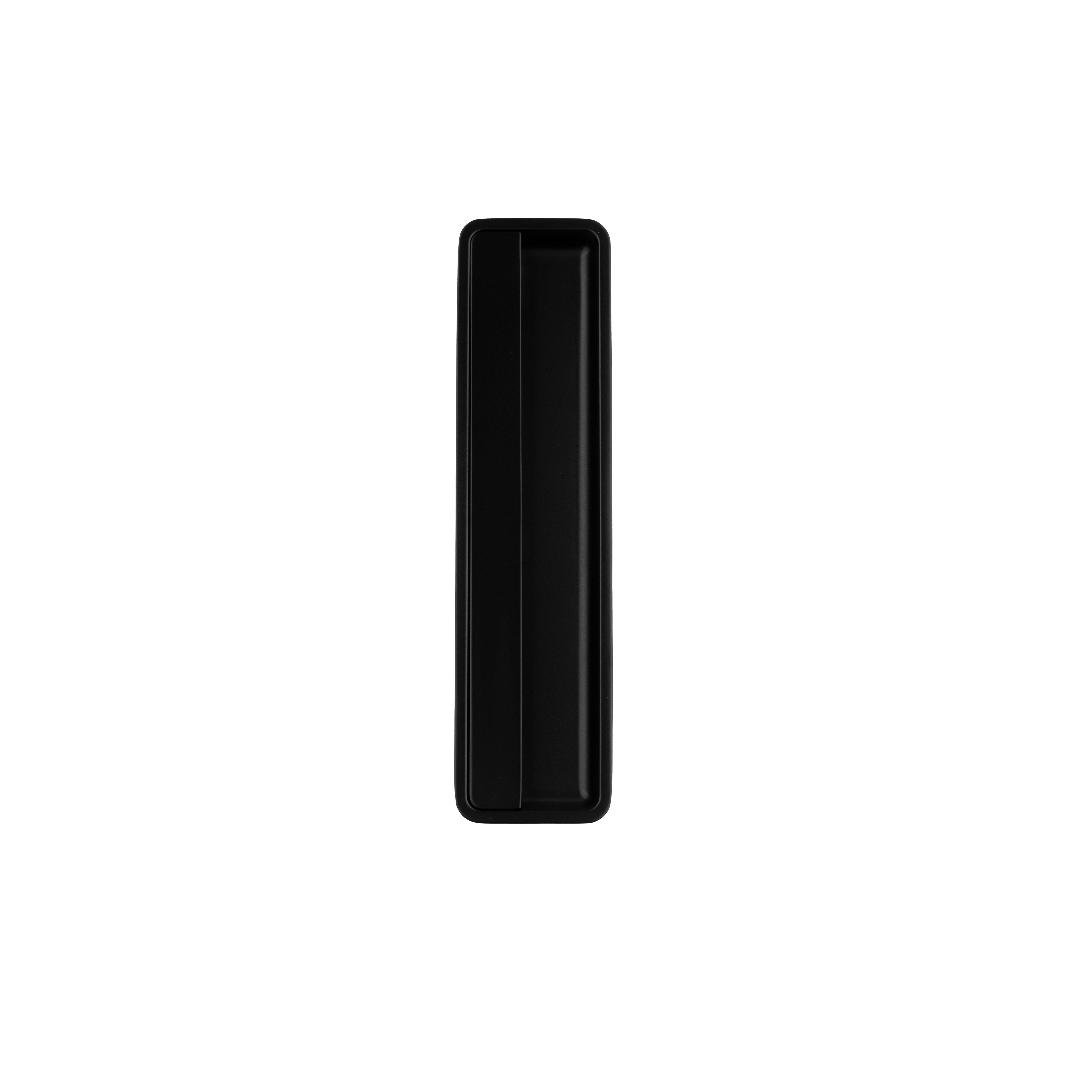 Concealed Semi Square Handle Knob 190mm / Black / Zinc Alloy - M A N T A R A