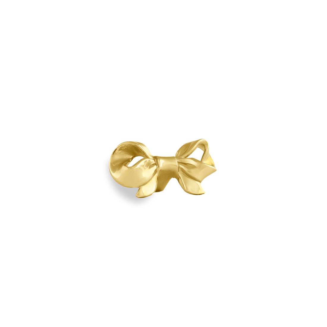 Ribbon Knob Knob 55mm / Gold / Brass - M A N T A R A