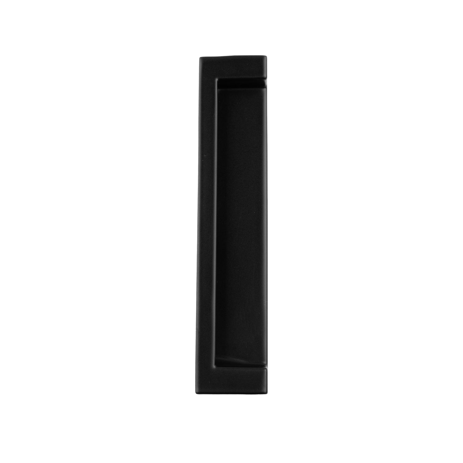 Concealed Rectangular Knob Handles 105mm / Black / Zinc Alloy - M A N T A R A