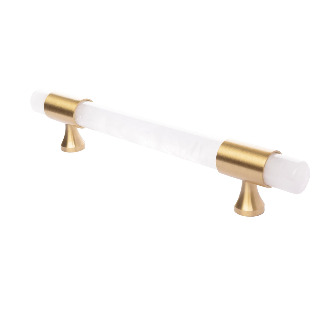 Luster Handle Handles 186mm / White / Crystal - M A N T A R A