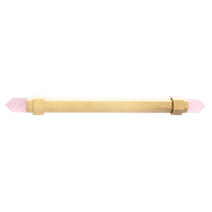 Quartz Handle Knob 185mm / Pink / Crystal - M A N T A R A