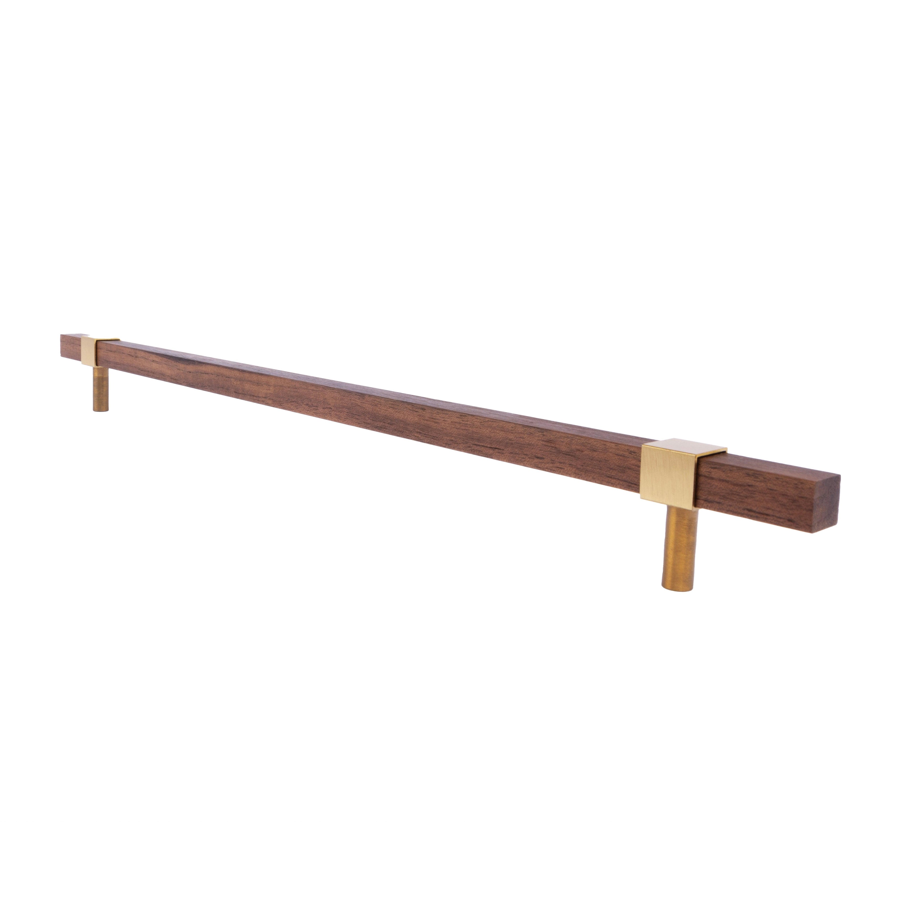 Ebonex T Bar Handle Handles 391mm / Brown / Wood - M A N T A R A