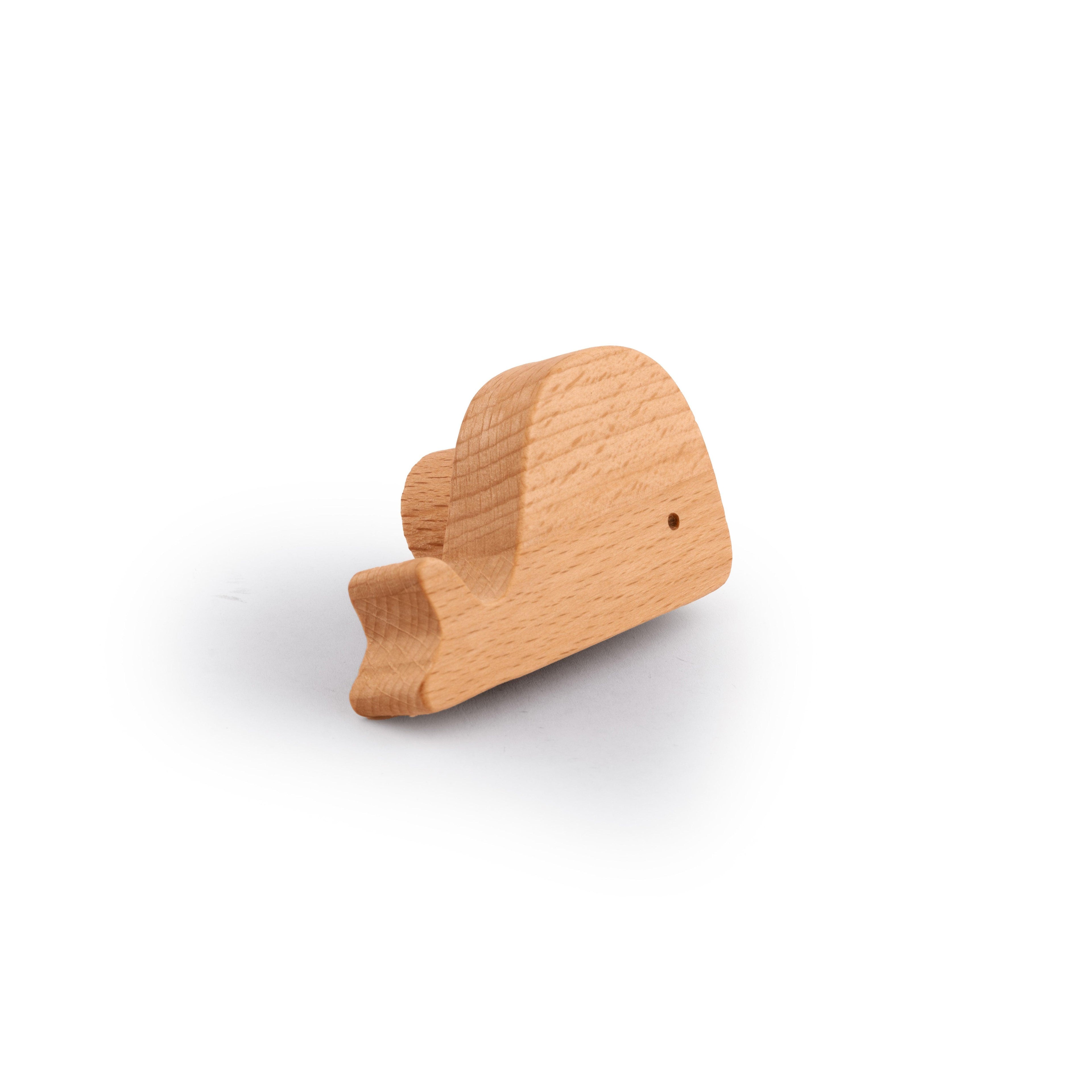 Mantara W-0024-Whale Wood Knob  Charming Wood Hook for Kids and More – M A  N T A R A