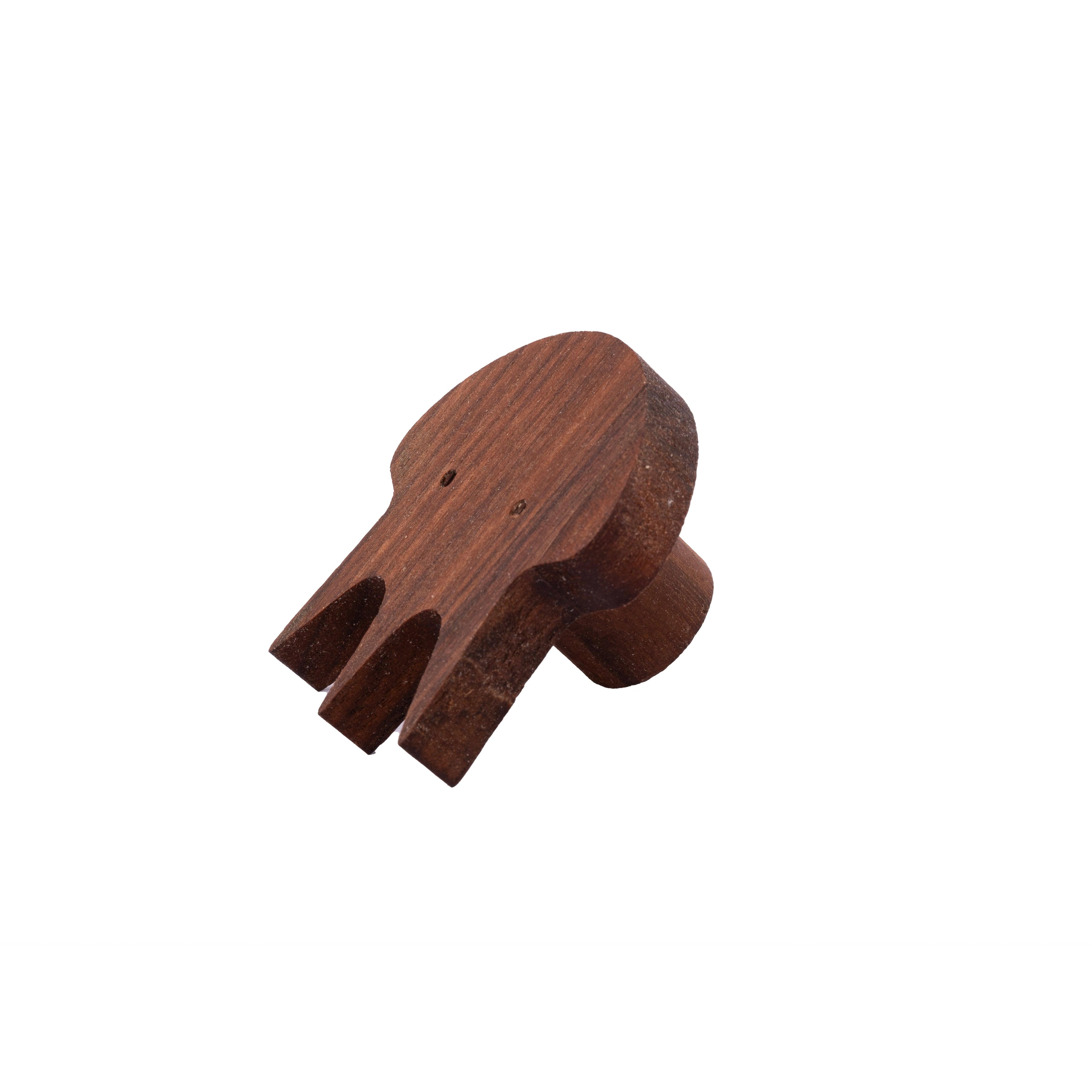 Squid Wooden Knob Hook 60mm / Walnut / Wood - M A N T A R A