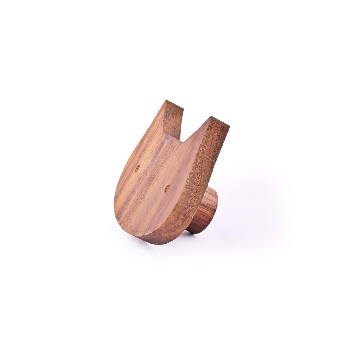 Cat Wooden Knob Hook 55mm / Walnut / Wood - M A N T A R A