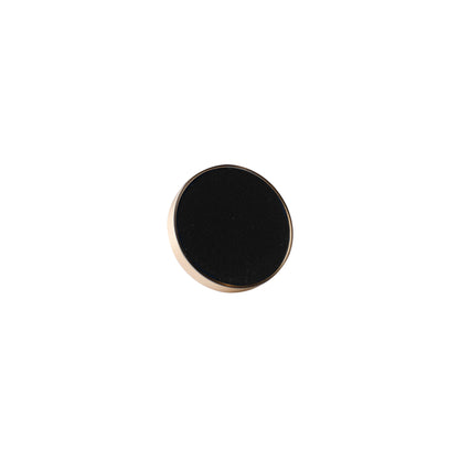 Obsidian Knob Knob 32mm / Black / Leather - M A N T A R A