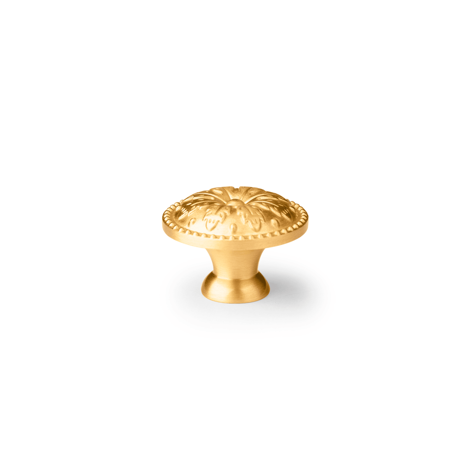 Sovereign Knob - Matte Knob 30mm / Gold / Brass - M A N T A R A