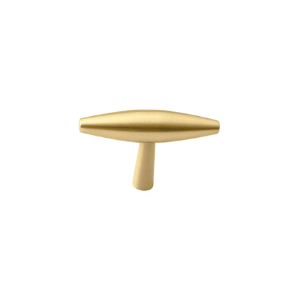 Gilded T Bar Handle Handles 50mm / Gold / Brass - M A N T A R A