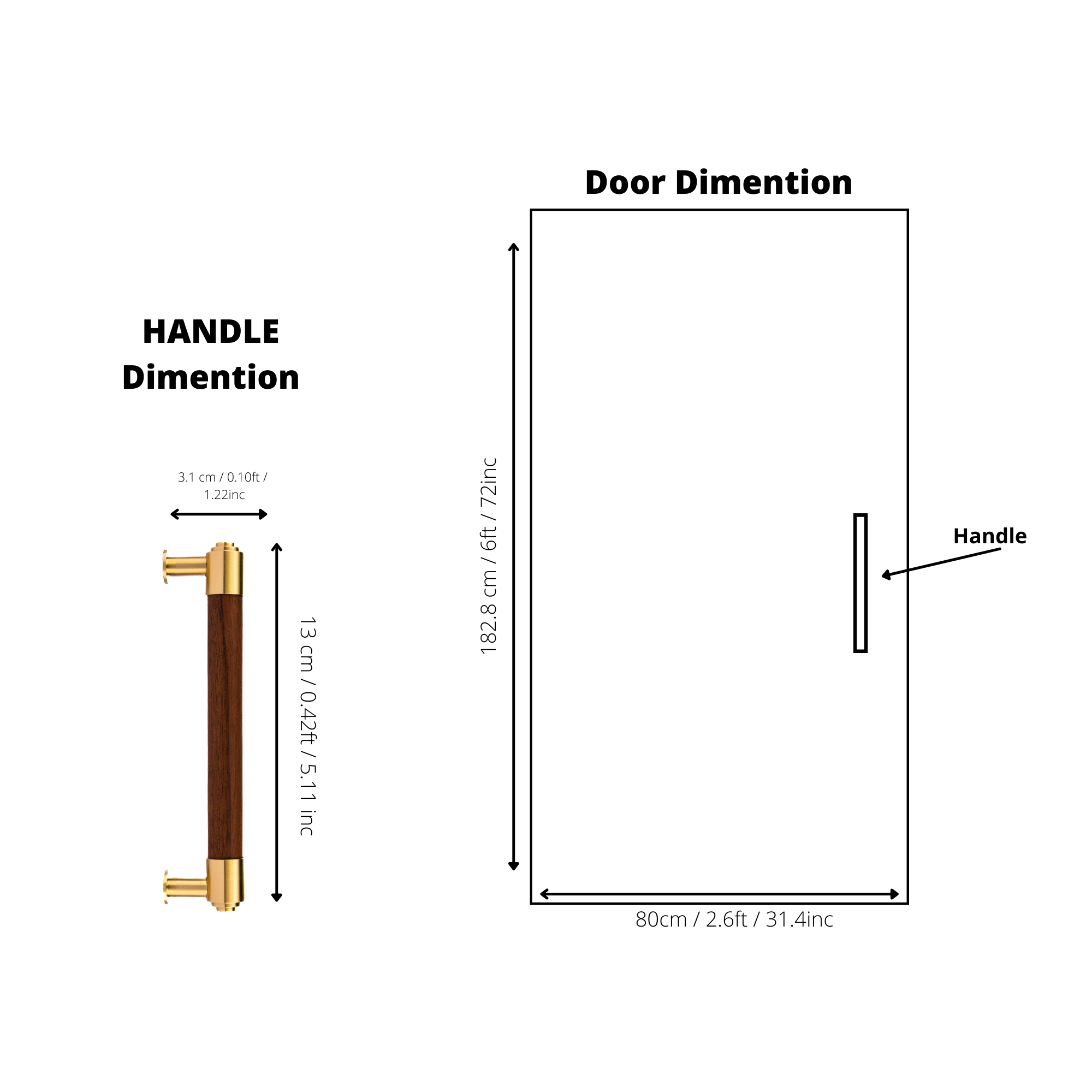 Sapience Handle Brown / 130mm / Crystal - M A N T A R A