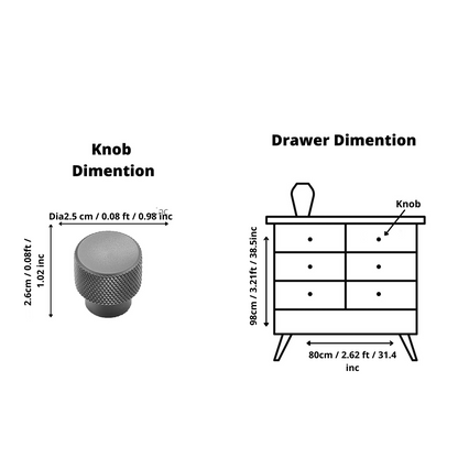 Ornate Knurled Knob