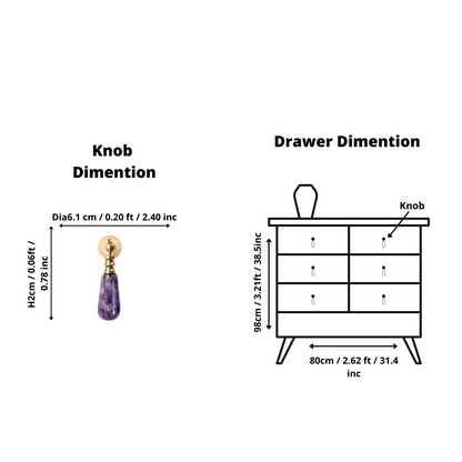 Cosmo Drop Knob