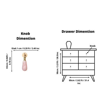 Cosmo Drop Knob