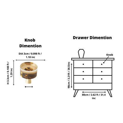 Twilight Crystal Knob