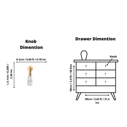 Cosmo Drop Knob