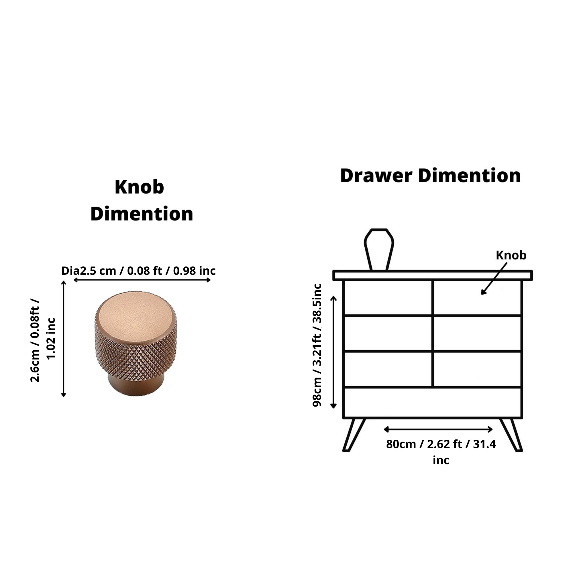 Ornate Knurled Knob