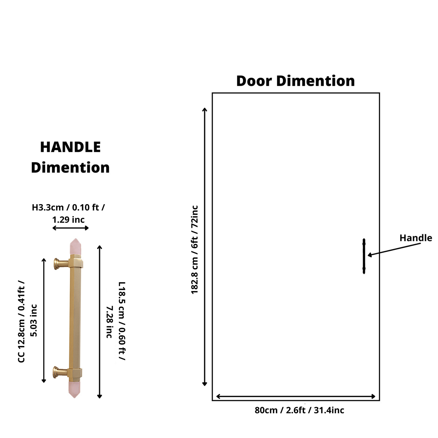 Quartz Handle