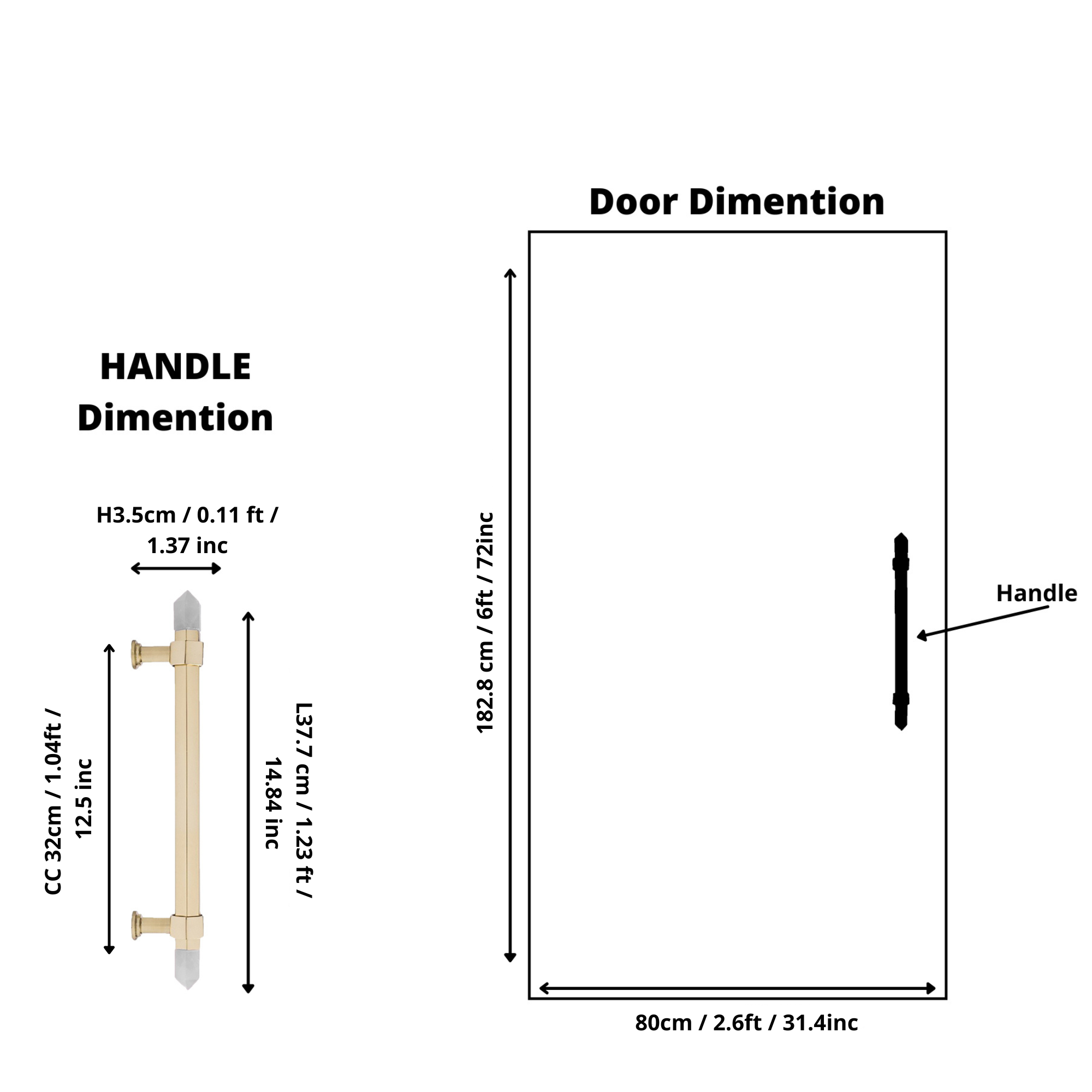 Quartz Handle