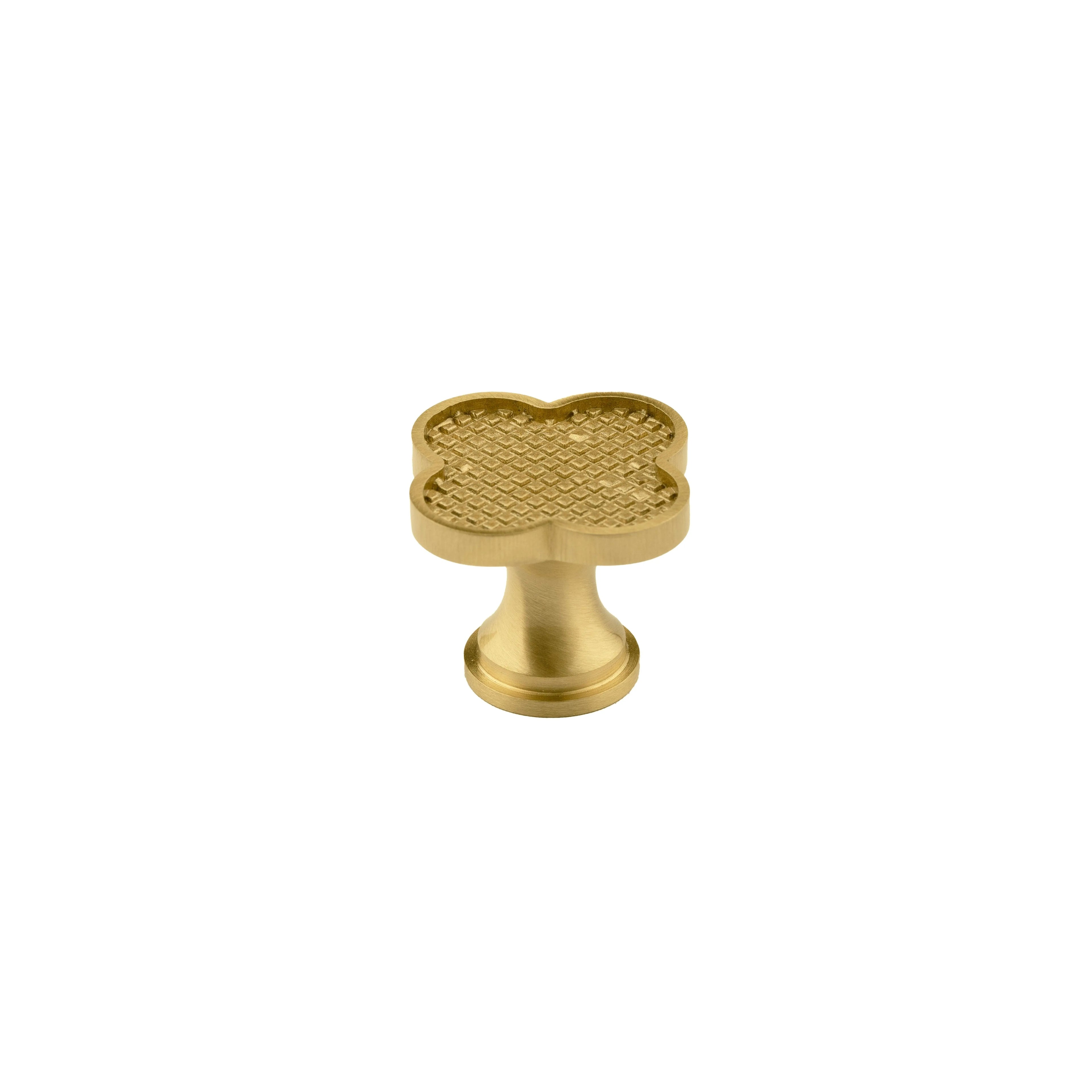  A-0006/ Alhambra-knob/ Drawer knobs / Brass Acrylic/ MANTARA