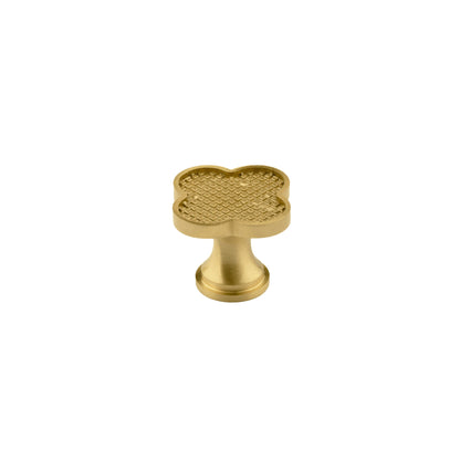  A-0006/ Alhambra-knob/ Drawer knobs / Brass Acrylic/ MANTARA