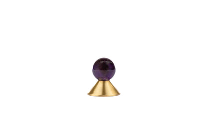 Astro Knob / Cyrstal / Brass /  door knob / M A N T A R A