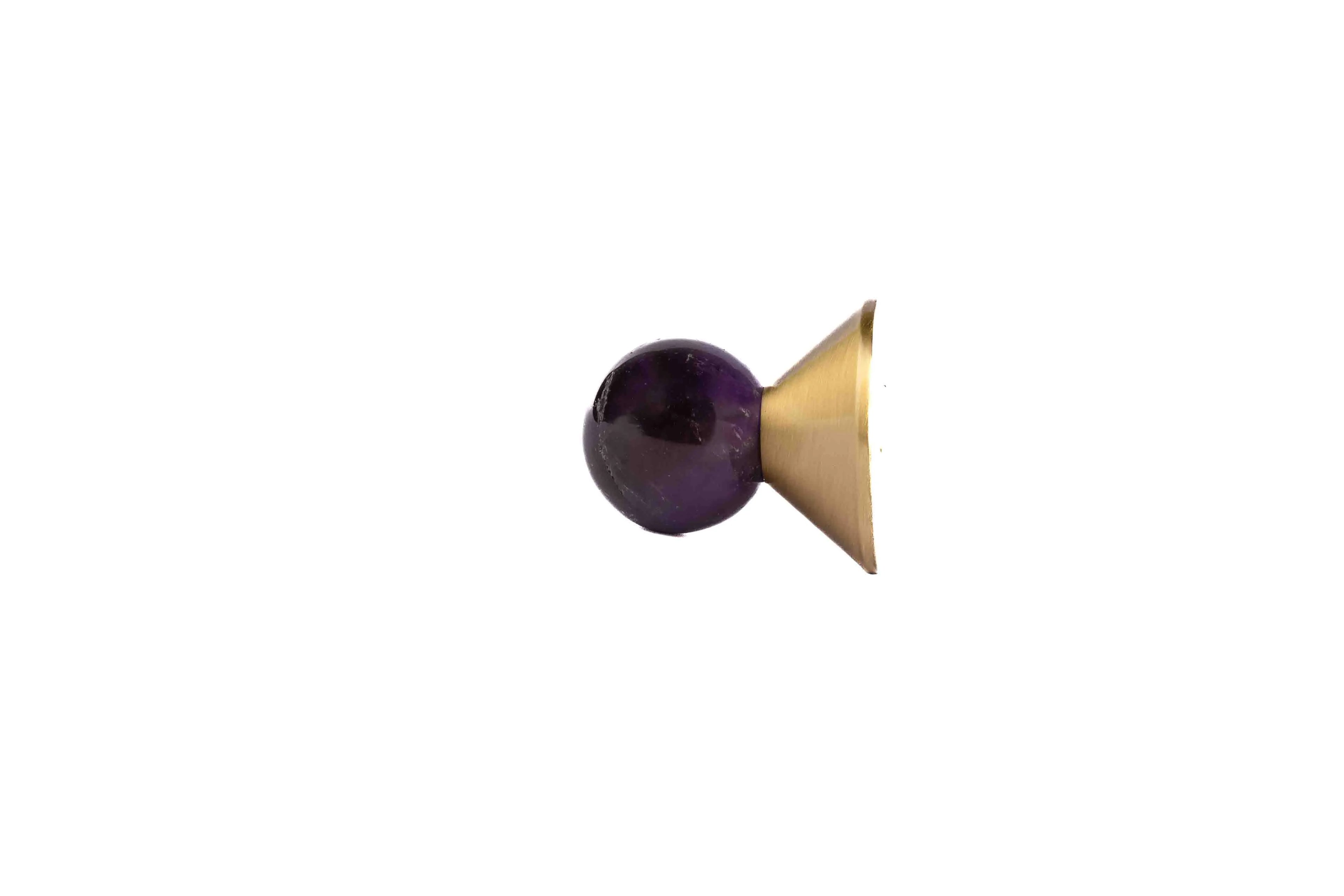 Astro Knob / Cyrstal / Brass /  door knob / M A N T A R A