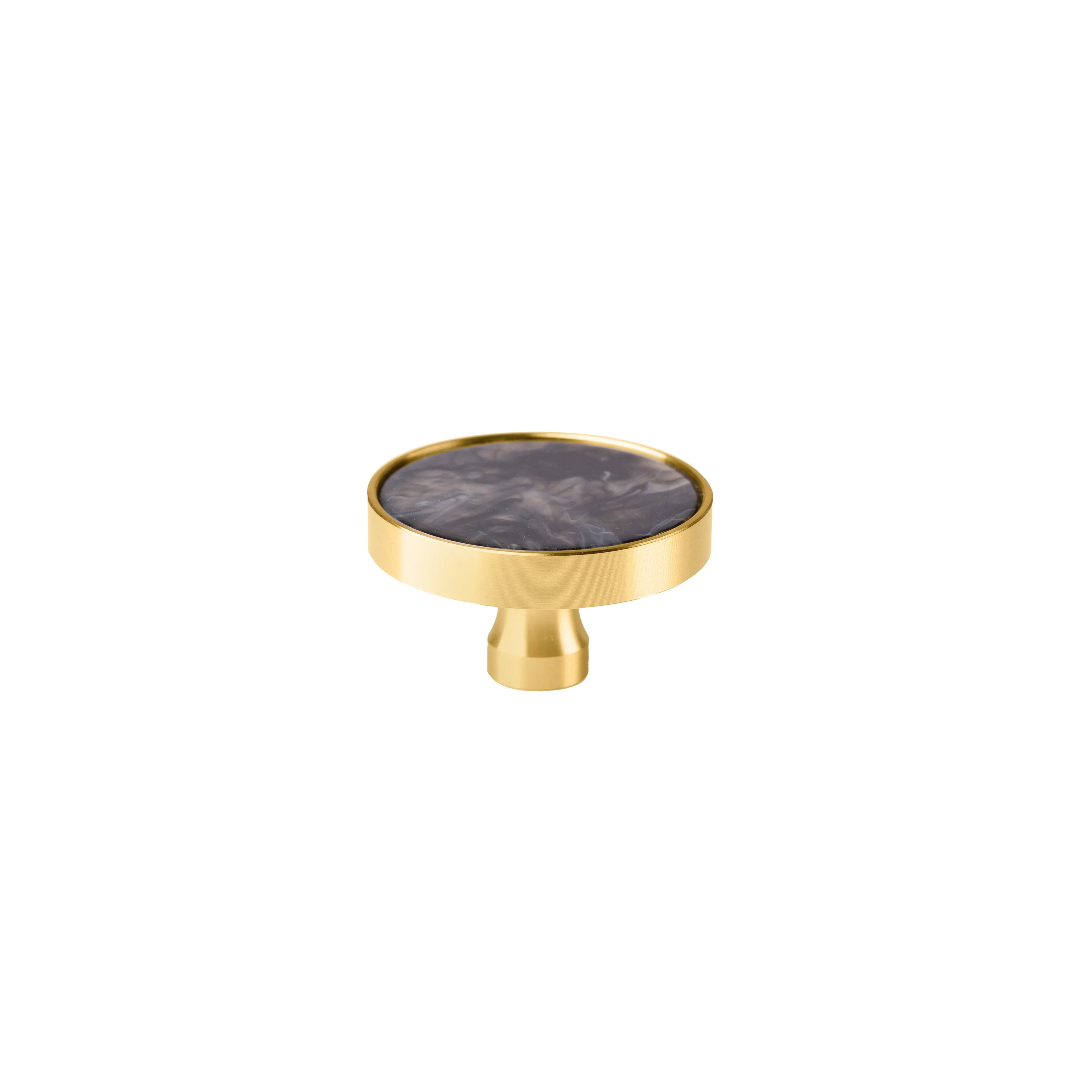 Carrara Knob | Cabinet | Drawer | Wardrobe | door knob| Kitchen door knobs | Brass | Natural stone |Mantara