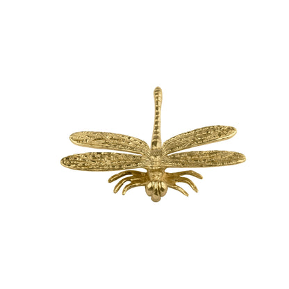 Dragonfly Knob /Knob /cabinet knob/ cupboard/ wardrobe/ bedroom/ Gold / Brass - M A N T A R A