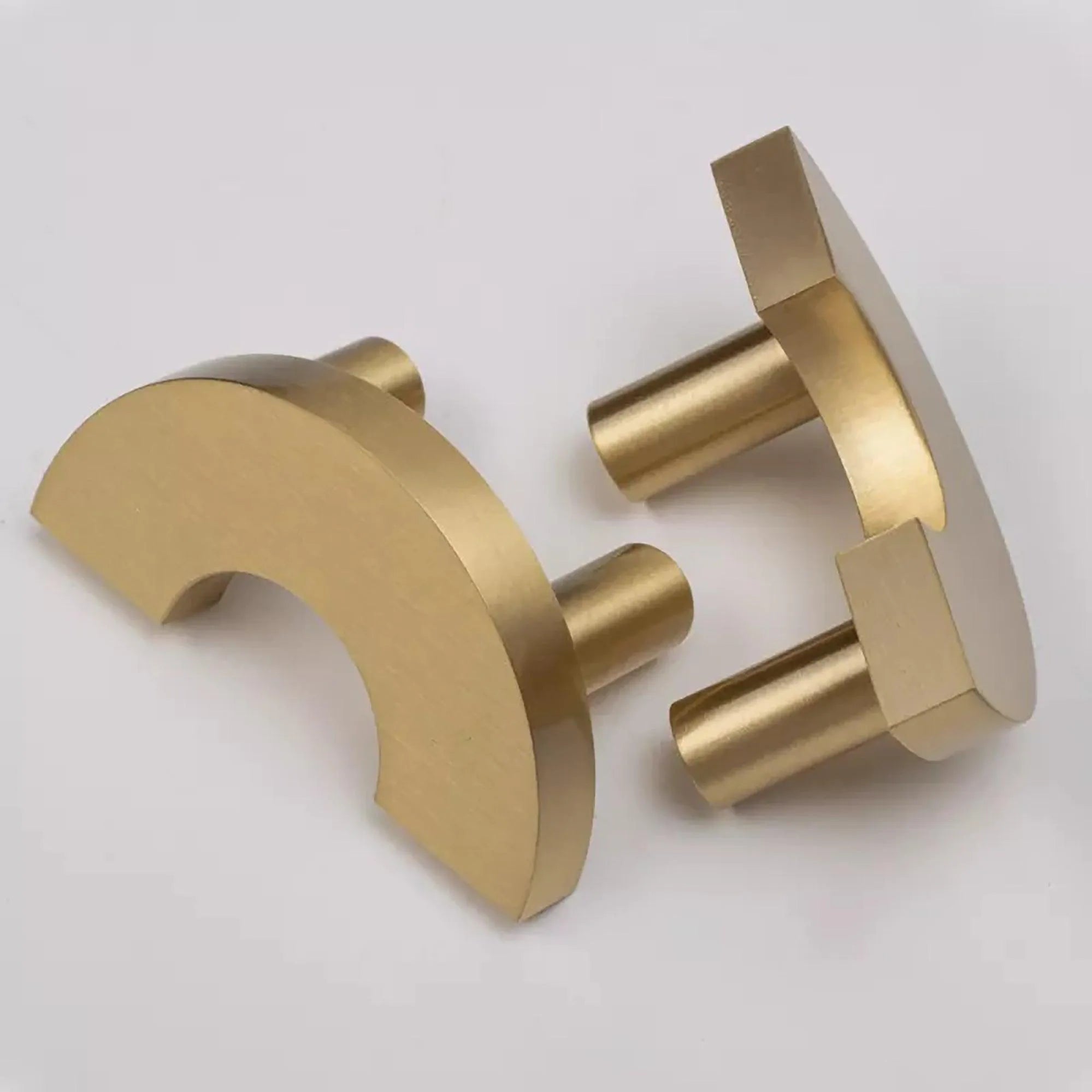 Dua Handle Knob/ main door handle/ long door handle/ bedroom/ cupboard handle/ wardrobe handle/ Gold / Brass - M A N T A R A