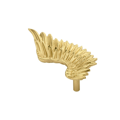 Ethereal Knob/ main door handle/ wardrobe handle/ cupboard handle/main door/  155mm / Gold / Brass - M A N T A R A