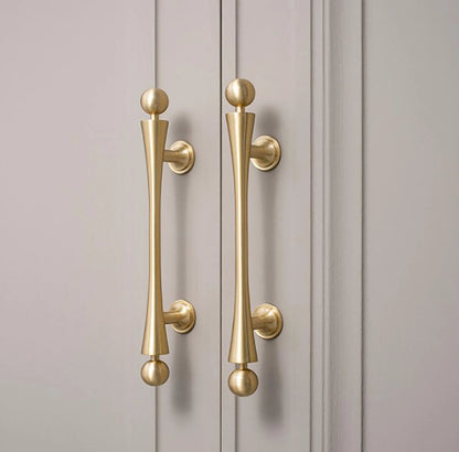 Felicity Handle /door/handles and knobs/ cabinet door/ kitchen door handles / Gold / Brass - M A N T A R A