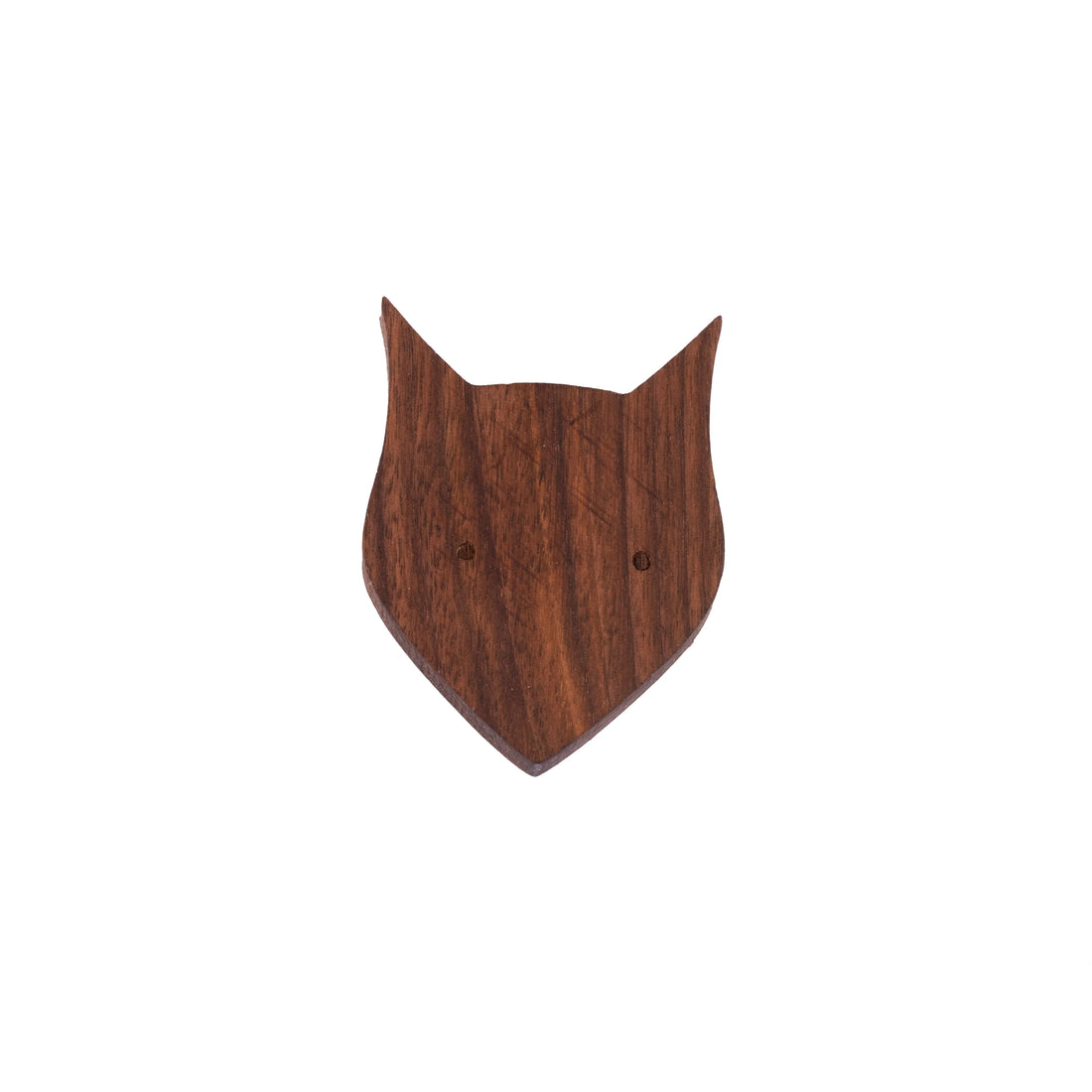 Fox wooden knob/Hook /decorative door pulls/ furniture hardware drawer pulls/ wooden kitchen hardware/ Brown / Wood - M A N T A R A