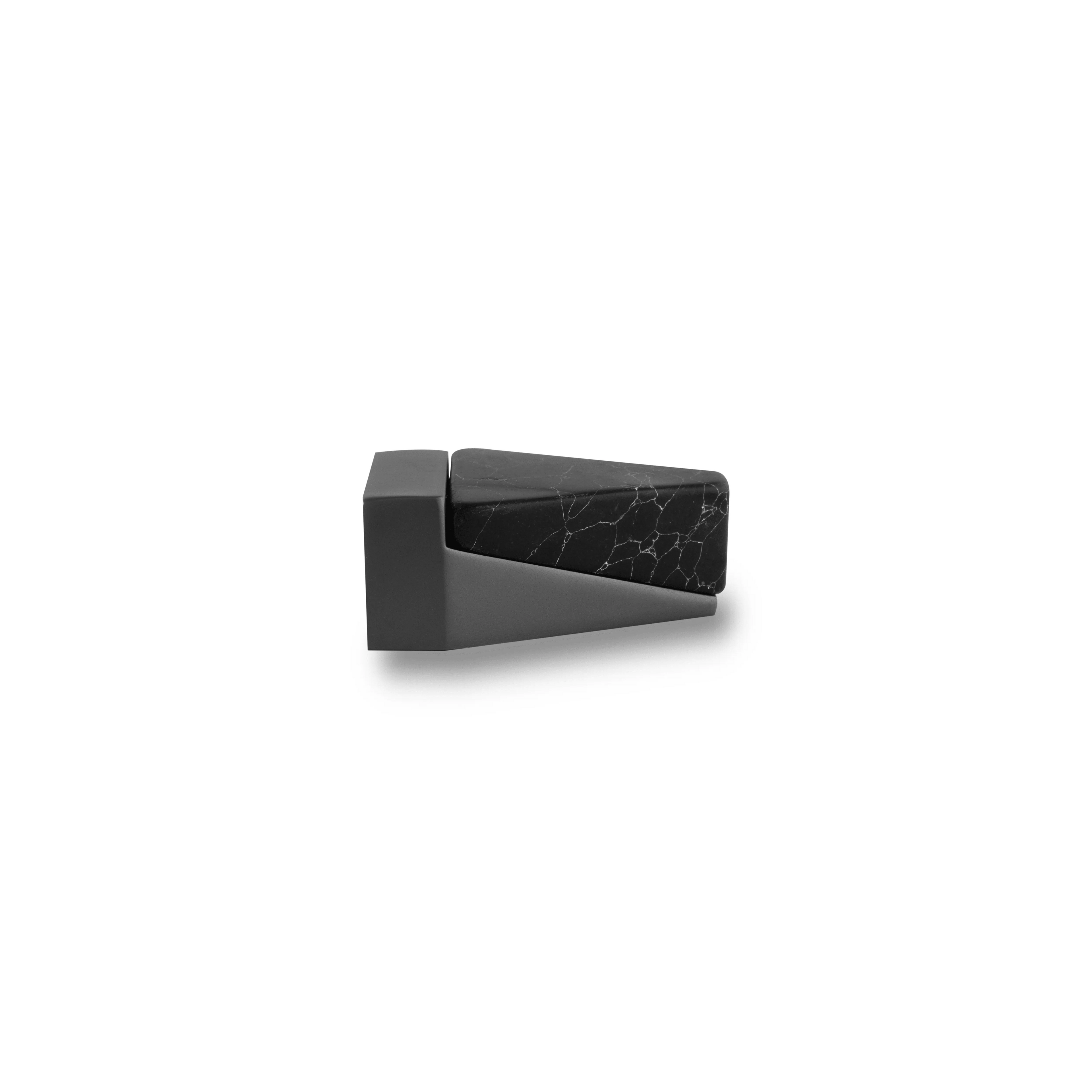 Gable Knob /  door and cabinet hardware/cabinet black hardware
/ black cabinet pulls/cupboard door furniture/ Black / Zinc Alloy - M A N T A R A