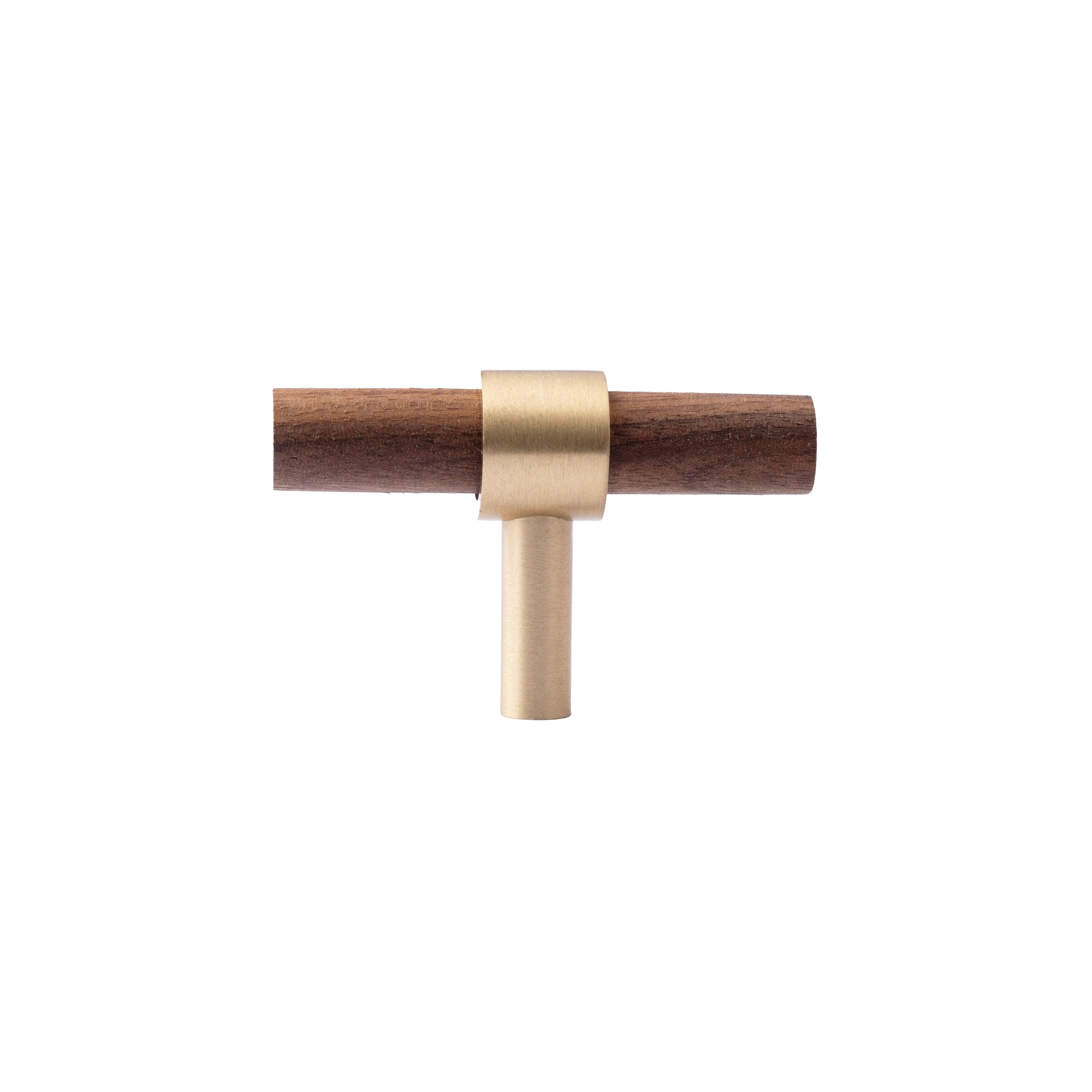 Holt Handle Handles 60mm / Brown / Wood - M A N T A R A