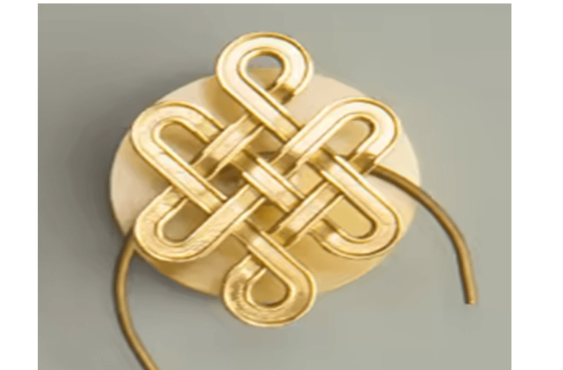 Lattice Hook 27mm / Brass / Gold - M A N T A R A