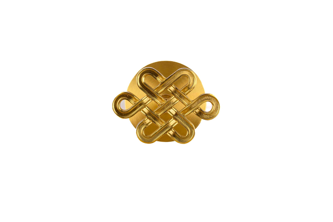 Lattice Hook 27mm / Brass / Gold - M A N T A R A