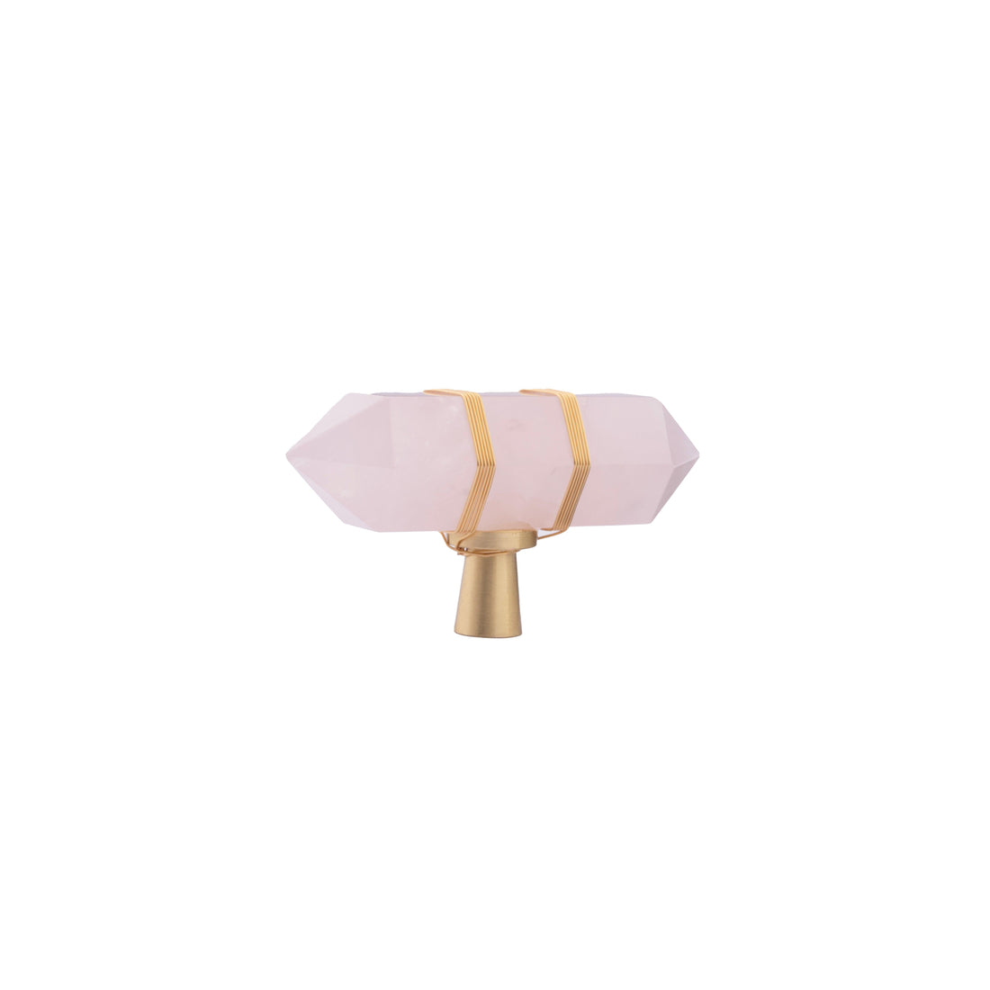 Mystic Handle Knob 60mm / Pink / Crystal - M A N T A R A