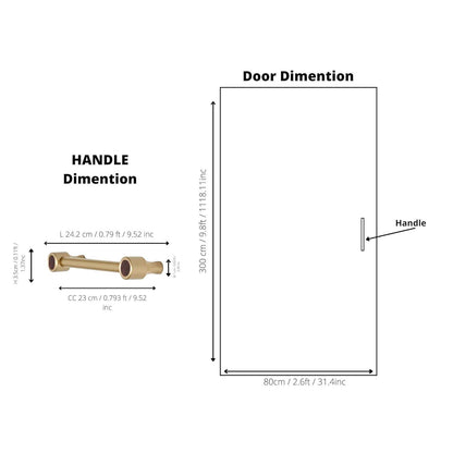 Oriana Handle Handles 114mm / Brown / Wood - M A N T A R A