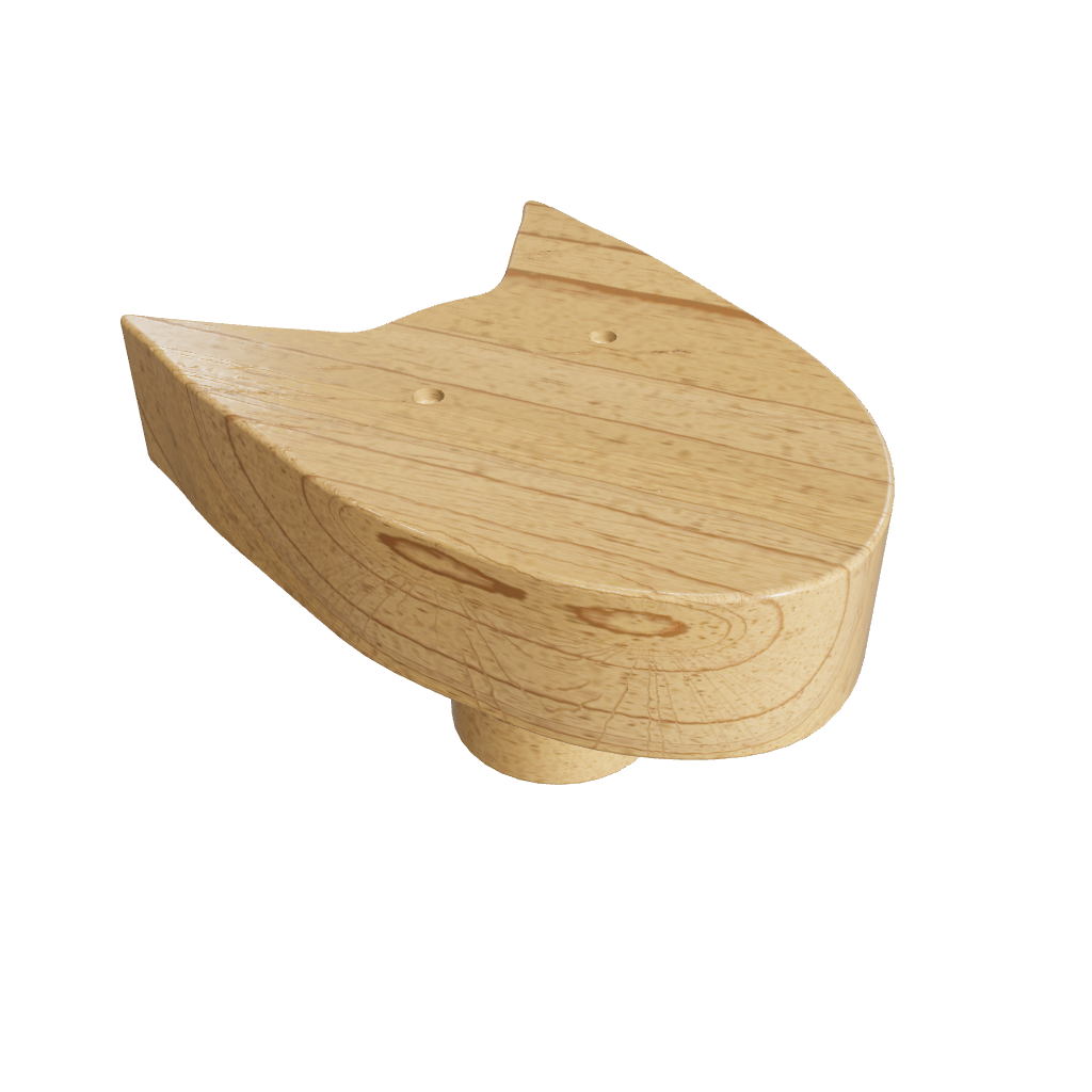 Dog Wooden Knob