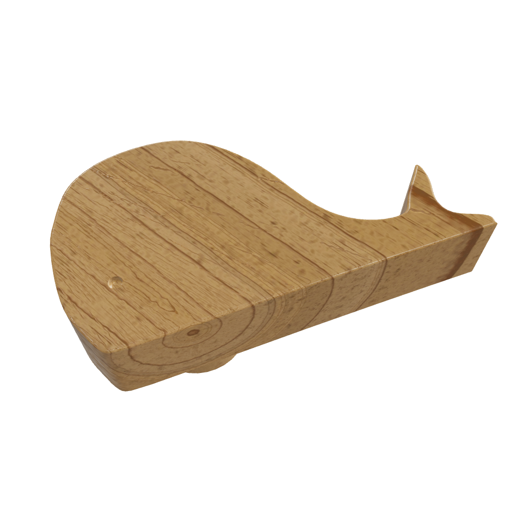 Whale Wooden Hook