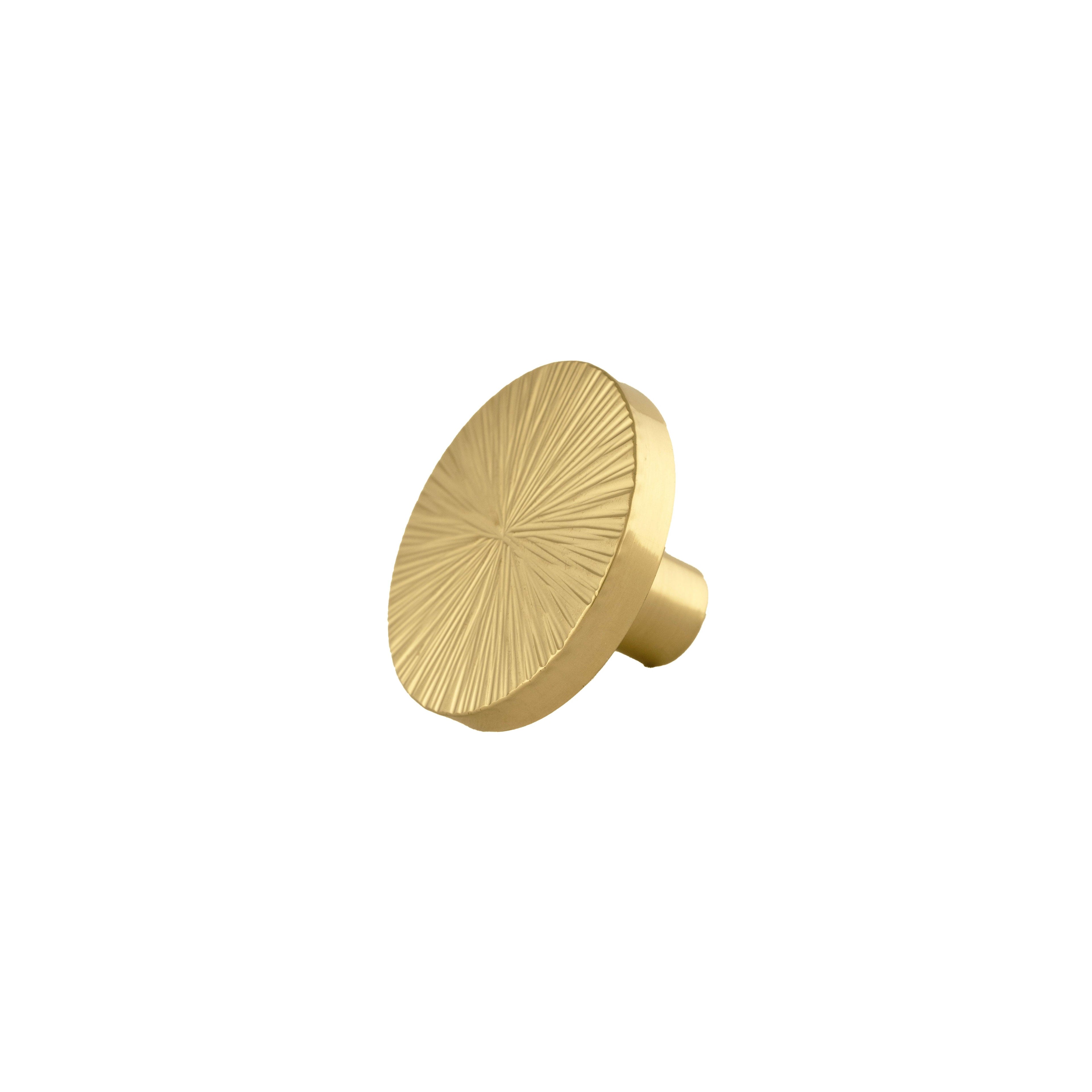 Radiate Knob Knob 33mm / Gold / Brass - M A N T A R A