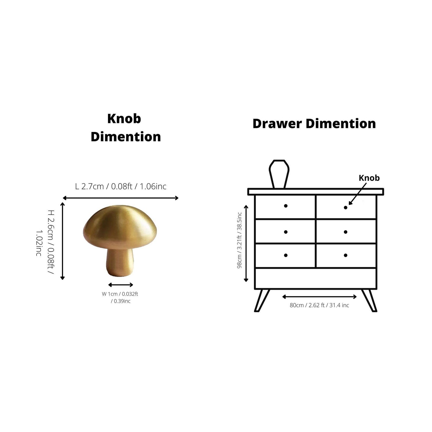 Shroom Knob - M A N T A R A